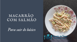 Macarrão com salmão