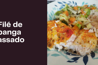 Filé de panga assado